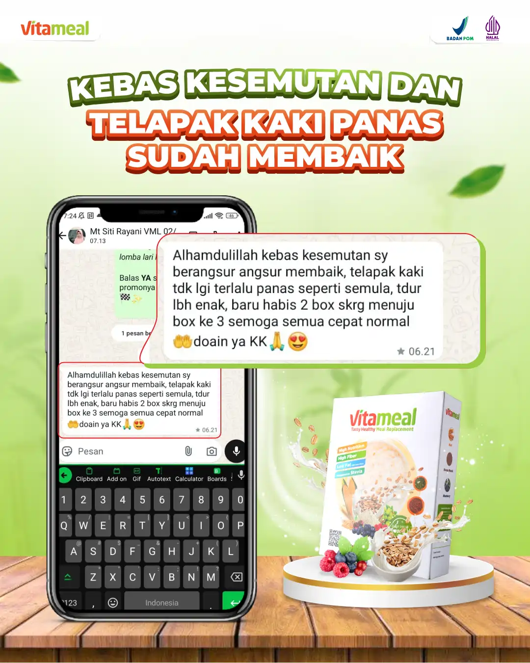 KEBAS KESEMUTAN DAN TELAPAK TANGAN